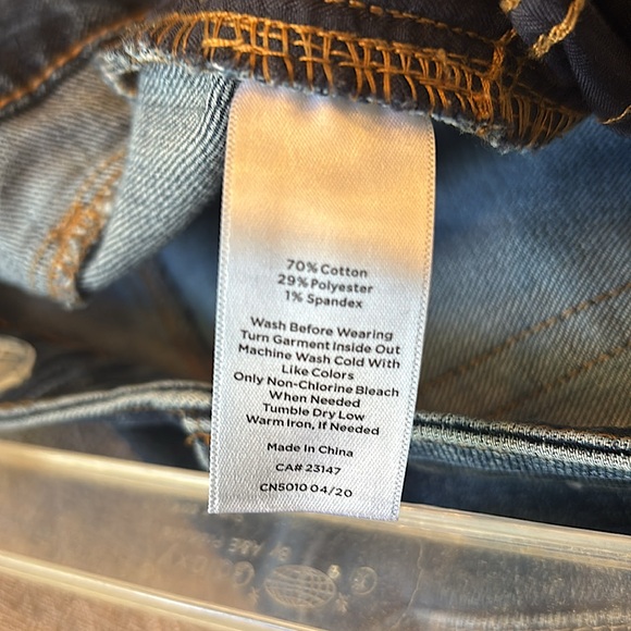 Talbots Flawless high waisted modern ankle w/frayed detail at ankle Petite 12P - Picture 6 of 6